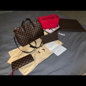 Louis Vuitton SPEEDY BANDOULIÈRE 30 and CLÉMENCE